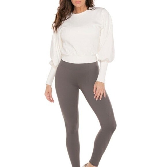 New Miraclesuit Women's Tummy-Control Leggings MIRACLESUIT Athleisure grey Small - Picture 5 of 10